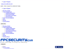 Tablet Screenshot of fpc-security.com